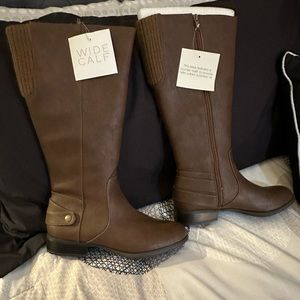 Life Stride Wide Calf Boots size 10